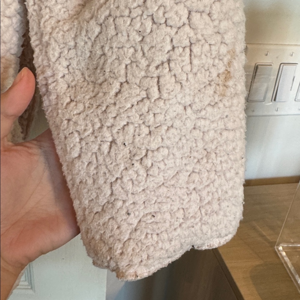 Urban Outfitters Teddy Jacket - Cream and Gray - Picture 5 of 7